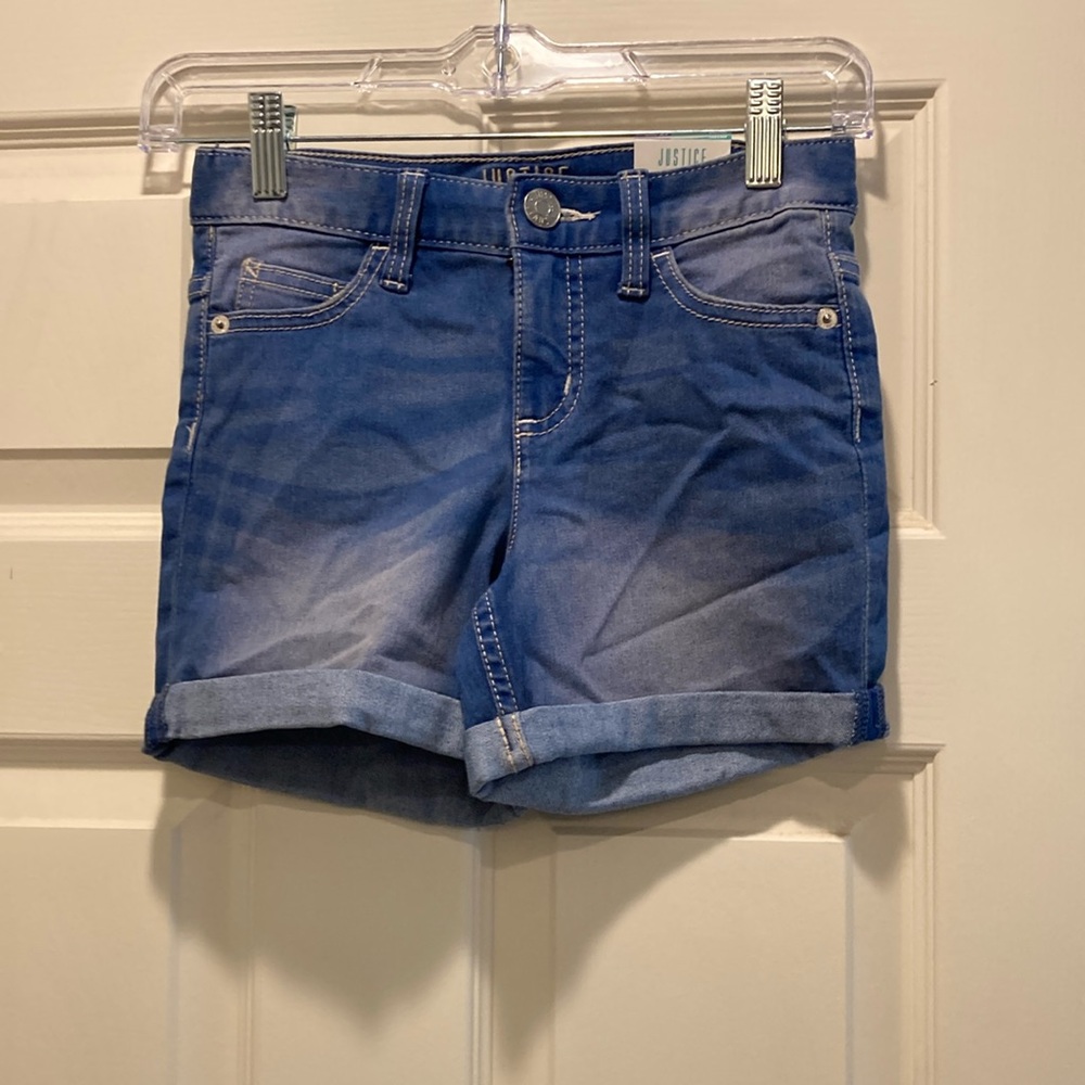 Justice Blue Denim Shorts